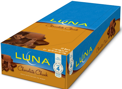 Macadamia Nut Allergy Alert and Voluntary Recall of 15-Count Boxes of Chocolate Chunk LUNA Bars Due to Package Mislabeling
